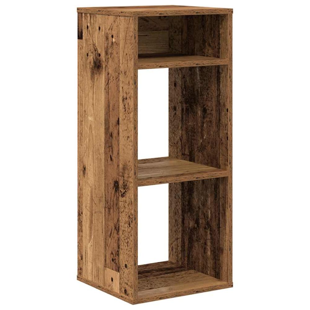 Bibliothèque vieux bois 34x31x80 cm bois d'ingénierie