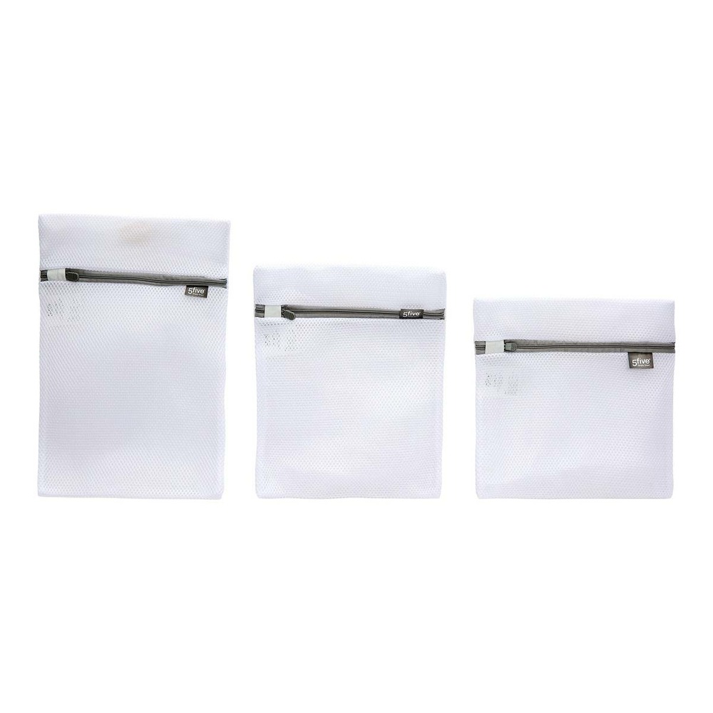 5five - lot de 3 filets à linges réutilisables