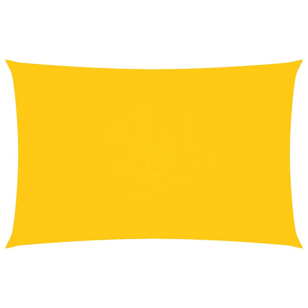 Voile de parasol tissu oxford rectangulaire 2,5x5 m jaune