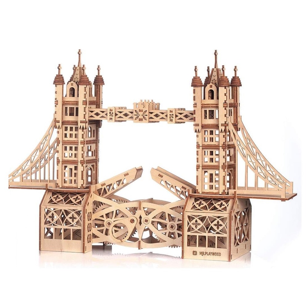 Puzzle 3d tower bridge animé
