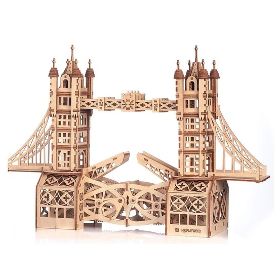 Puzzle 3d tower bridge animé