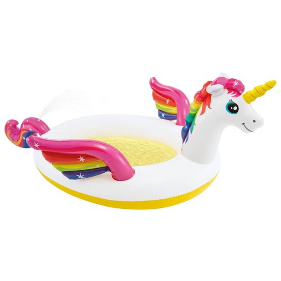Piscine à pulvérisation forme de licorne 272x193x104 cm