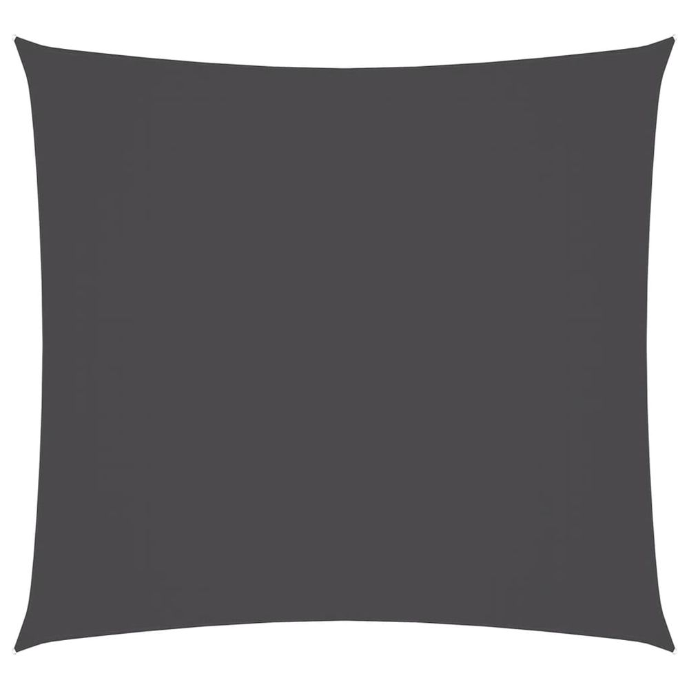 Parasol en tissu oxford carré 3x3 m anthracite