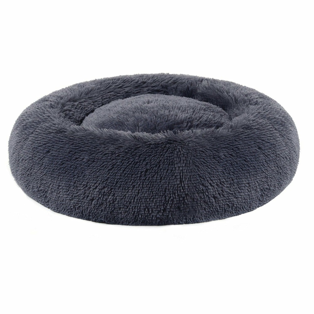 Panier pour chien lit pour chat doux 60 cm gris foncé