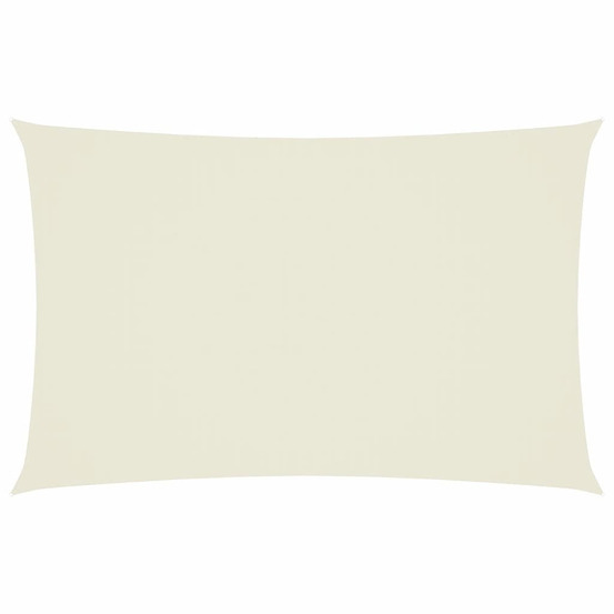 Voile de parasol tissu oxford rectangulaire 2x4,5 m crème