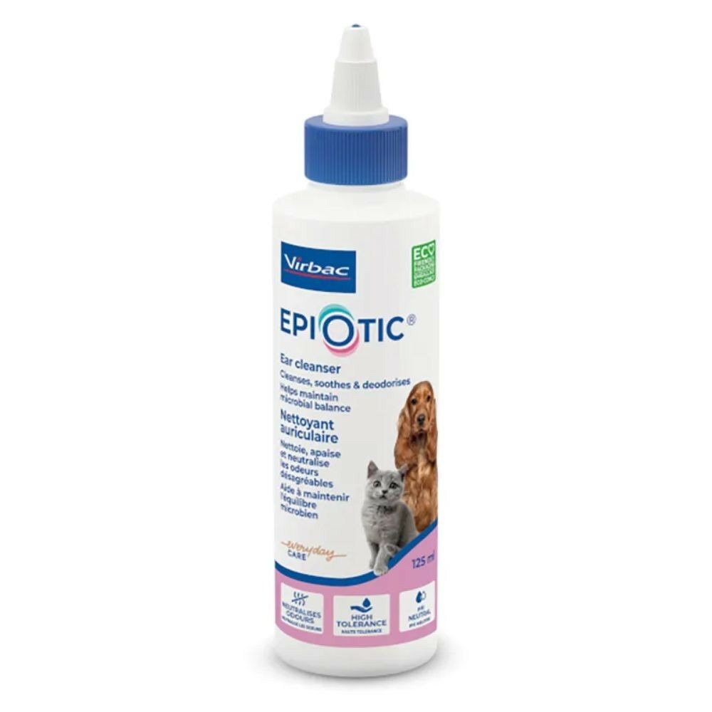 Epiotic nettoyant auriculaire chiens et chats - virbac 125 ml