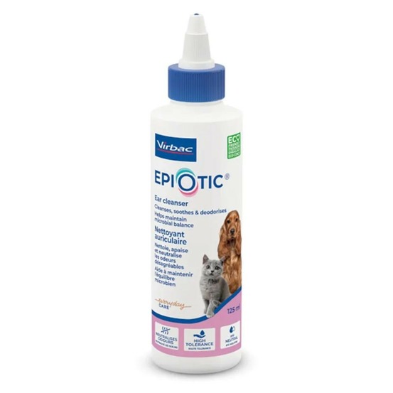 Epiotic nettoyant auriculaire chiens et chats - virbac 125 ml