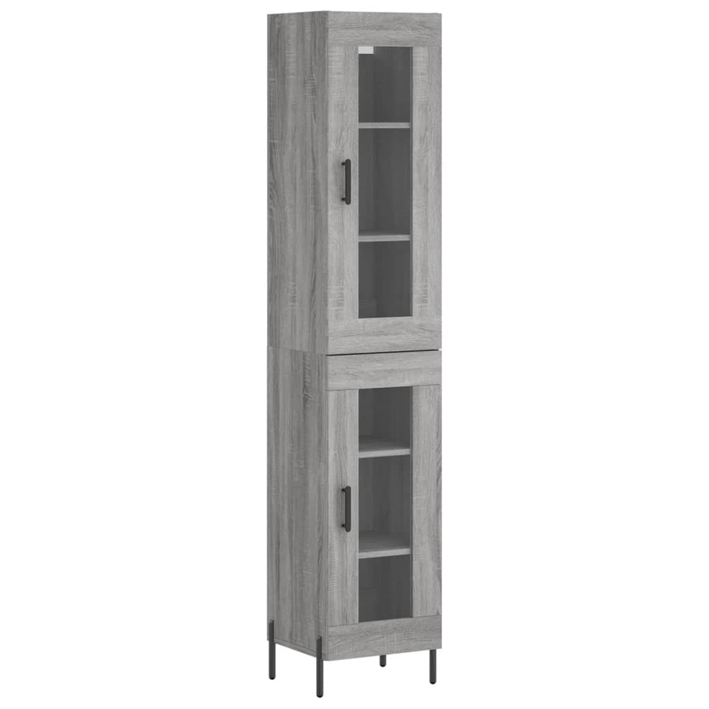 Buffet bahut commode armoire meuble de rangement organisateur cuisine salle de séjour salon haut sonoma 34,5 x 34 x 180 cm bo