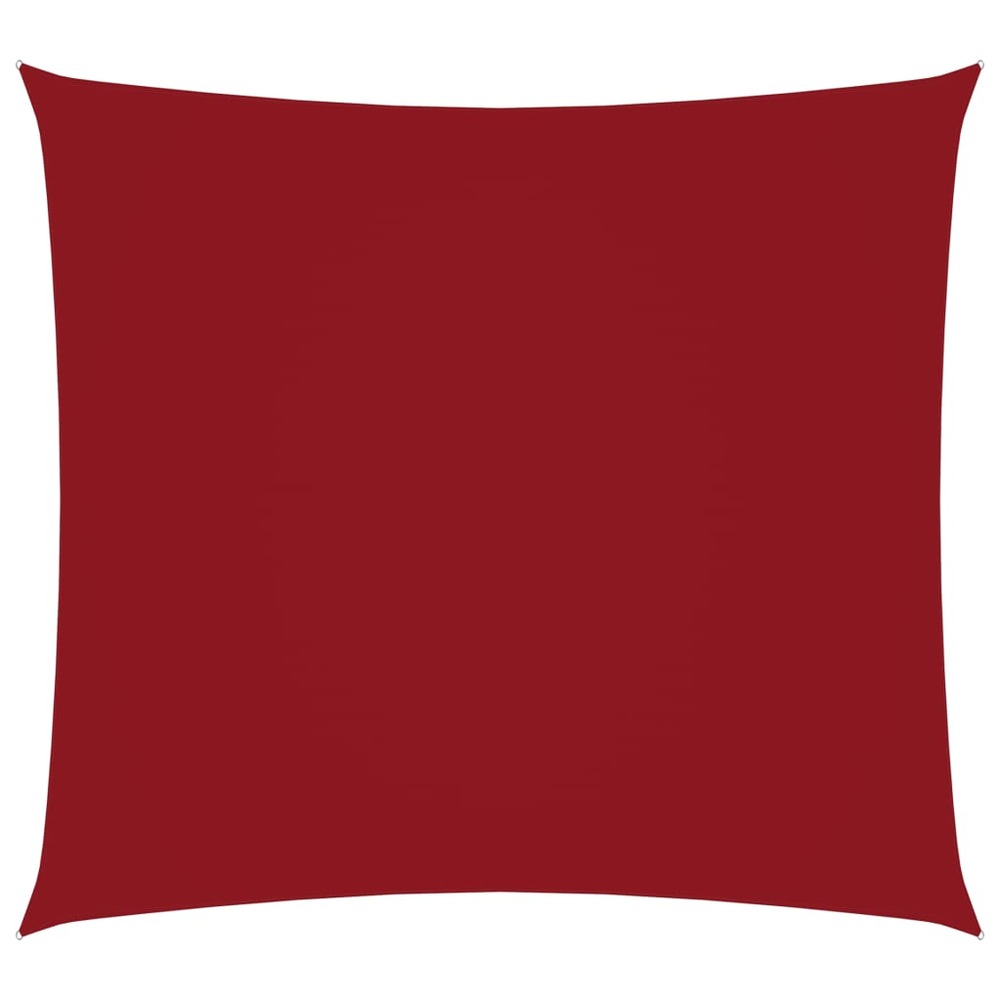 Voile toile d'ombrage parasol tissu oxford carré 2 x 2 m rouge
