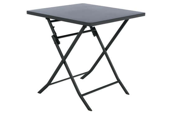 Table de jardin pliante carrée greensboro graphite