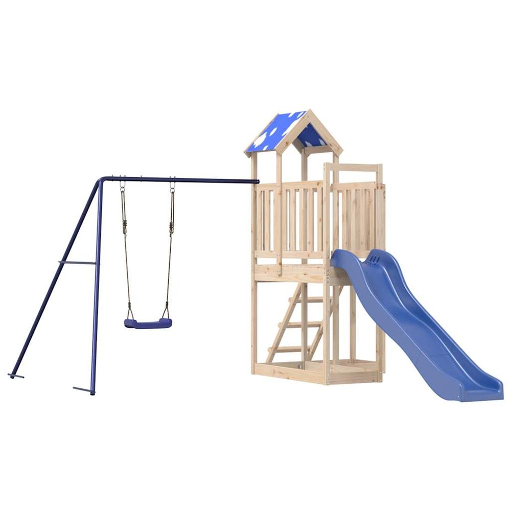 Aire de jeux d'extérieur bois de pin massif