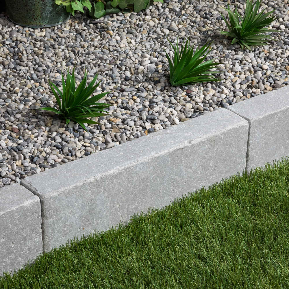 Bordure de jardin pierre de l'atlas gris 50x15x8 cm (à l'unité) - ro'ma nature