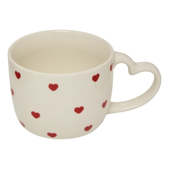 Mug à motif coeurs valentine