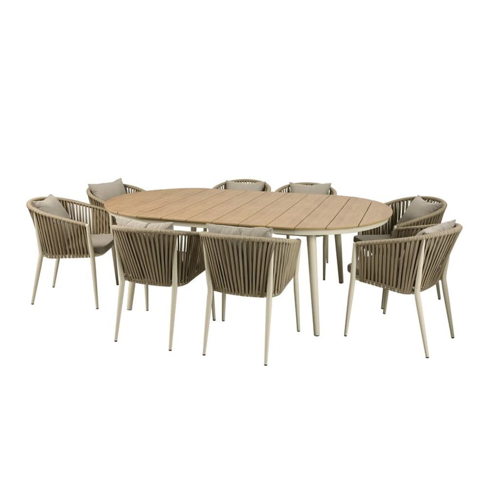 Ensemble repas alu chay beige