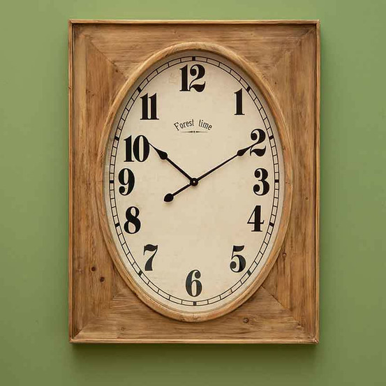 Horloge forest pin clair 90x70x2cm