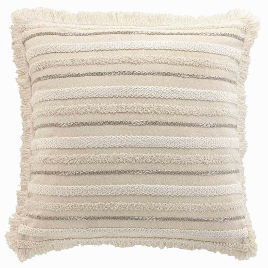 Coussin déco à franges