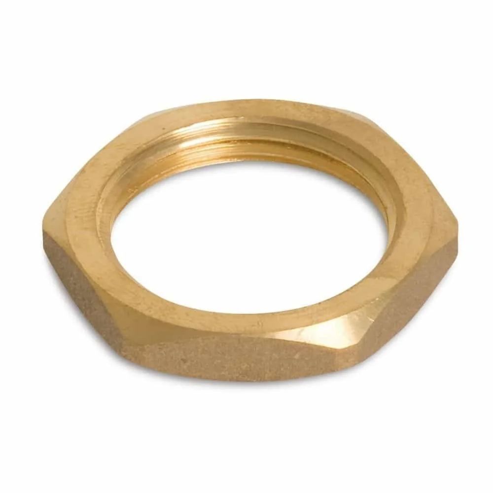 Contre-écrou laiton 1 1/2' ig - raccord plomberie durable