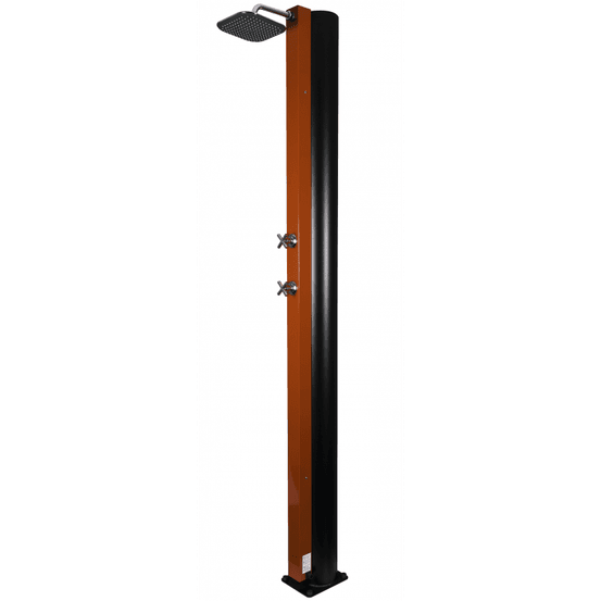 Douche de jardin solaire orange 40l