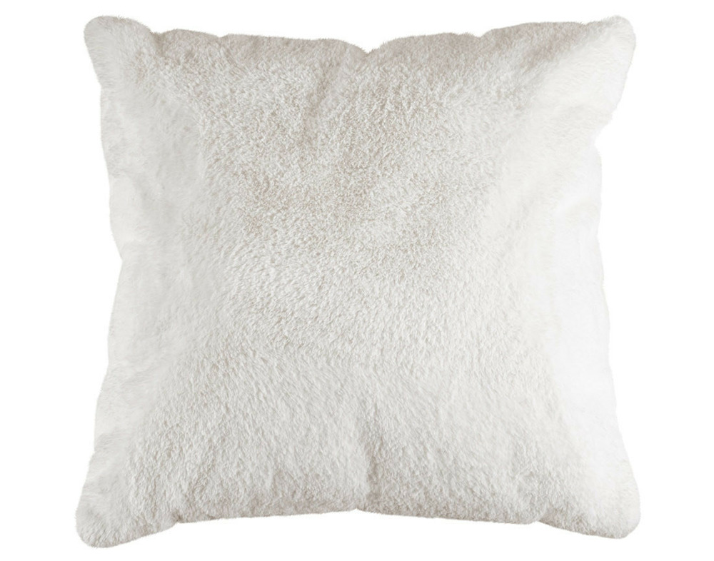 Joy - coussin - en fausse fourrure - 48x48 cm
