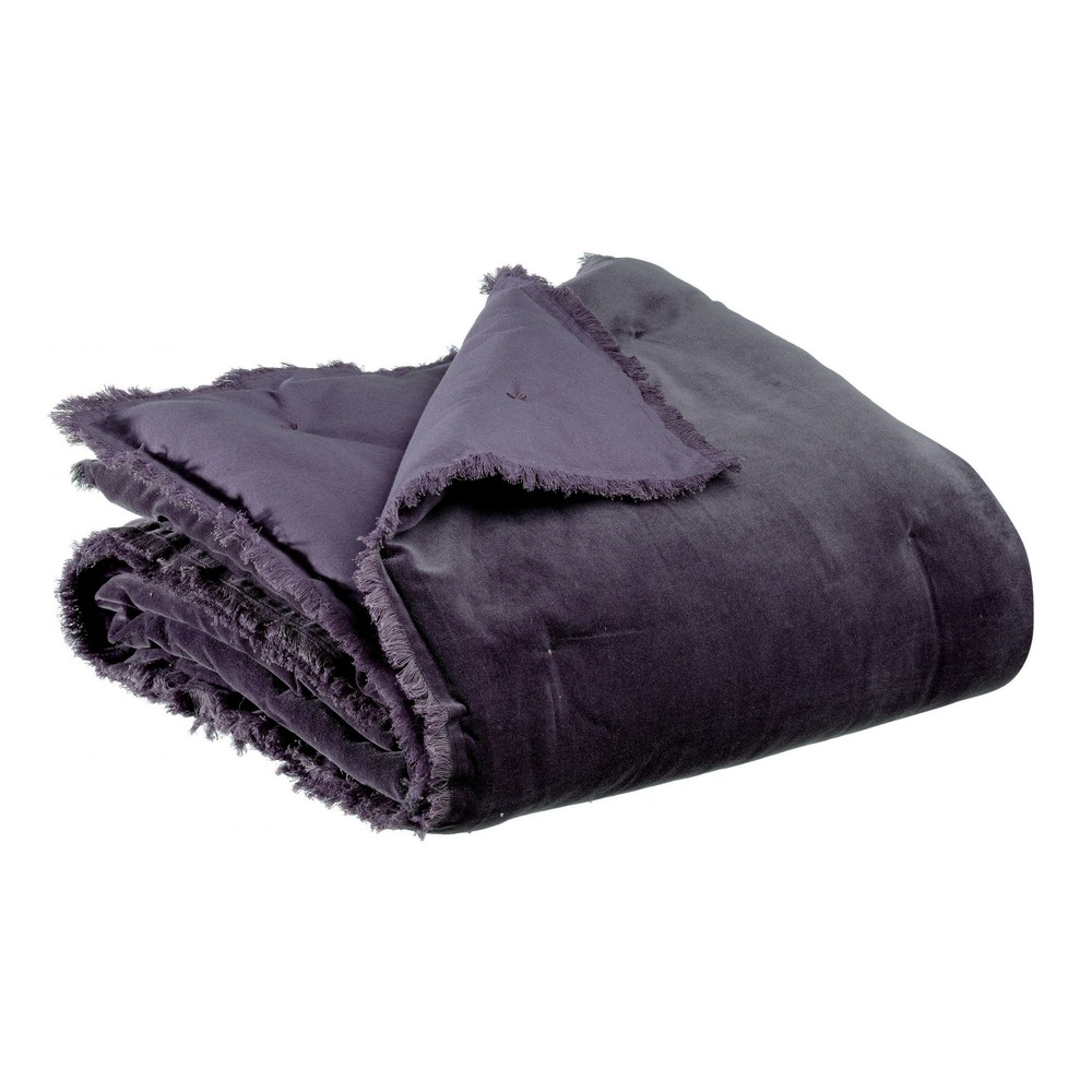 Plaid uni fara raisin 135 x 200 cm