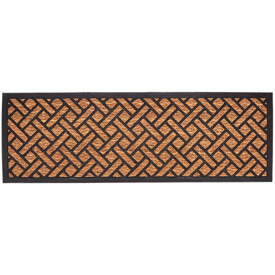 Tapis en coco et caoutchouc tissage xl