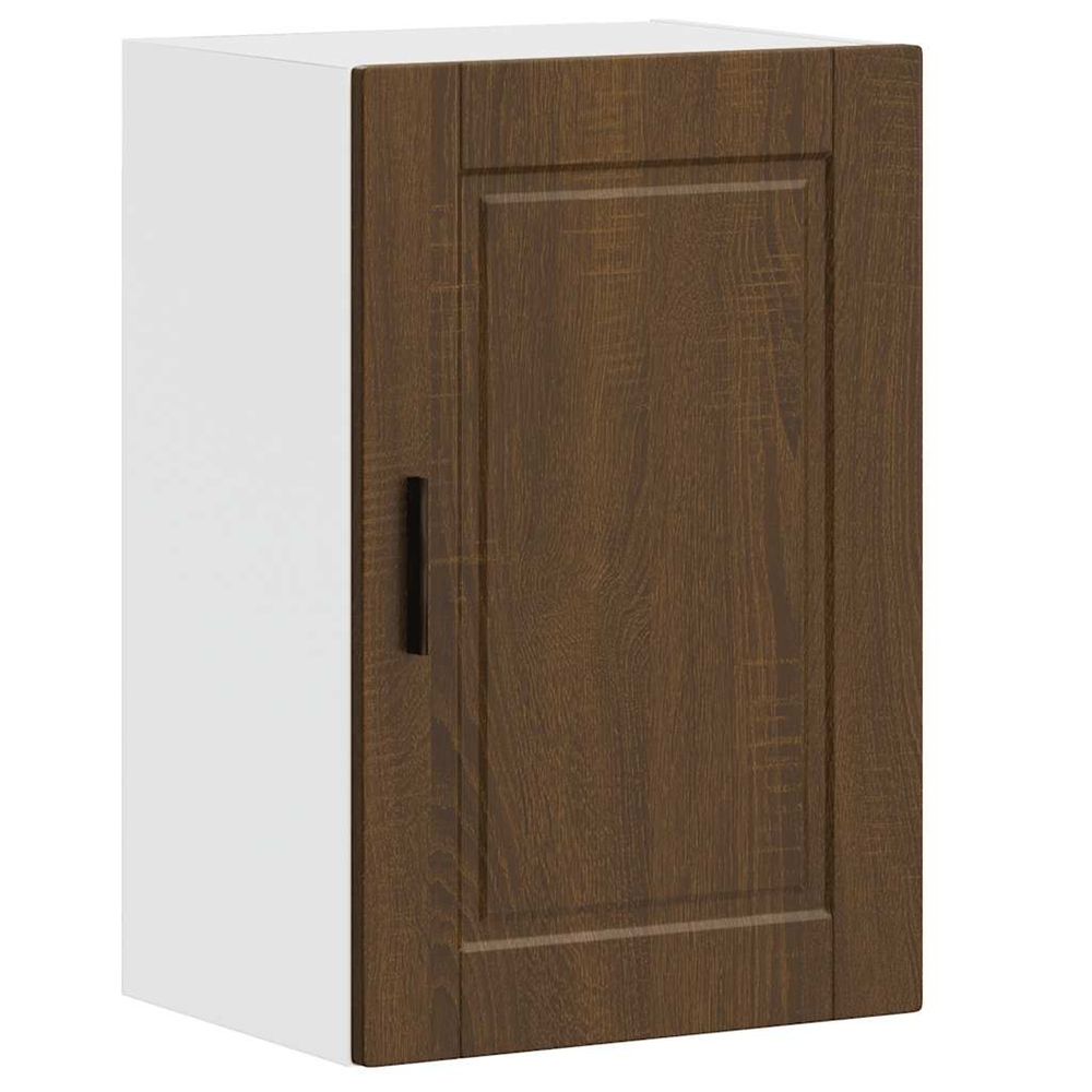 Armoire murale de cuisine porto chêne marron bois d'ingénierie