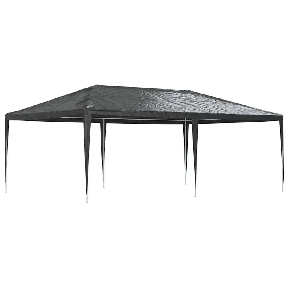 Tente de réception professionnelle 4x6 m anthracite 90 g/m²