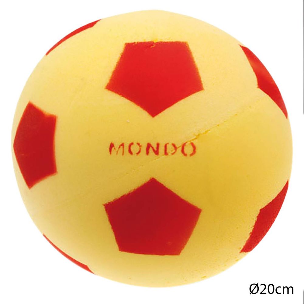 Ballon Foot Mousse Mondo – 20 Cm De Diamètre – Couleur Aléatoire – Dès 1 An