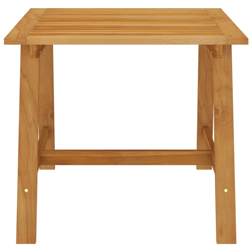 Table à manger de jardin 88x88x74 cm bois d'acacia massif