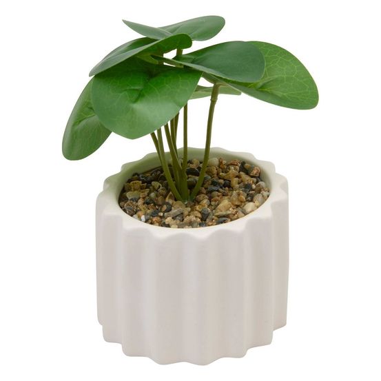 Plante artificielle en pot flow 9,5x9,5cm