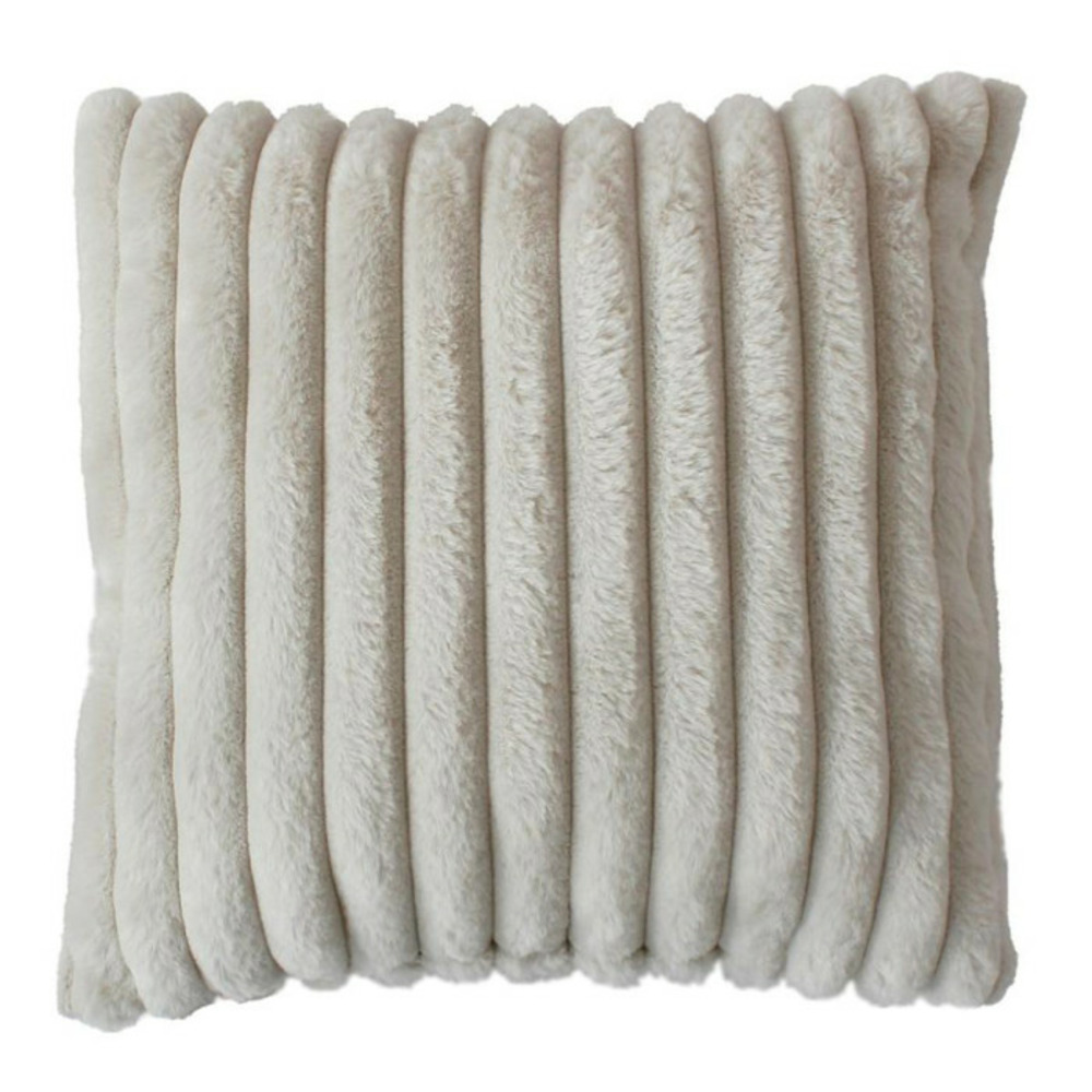 Coussin imitation fourrure 