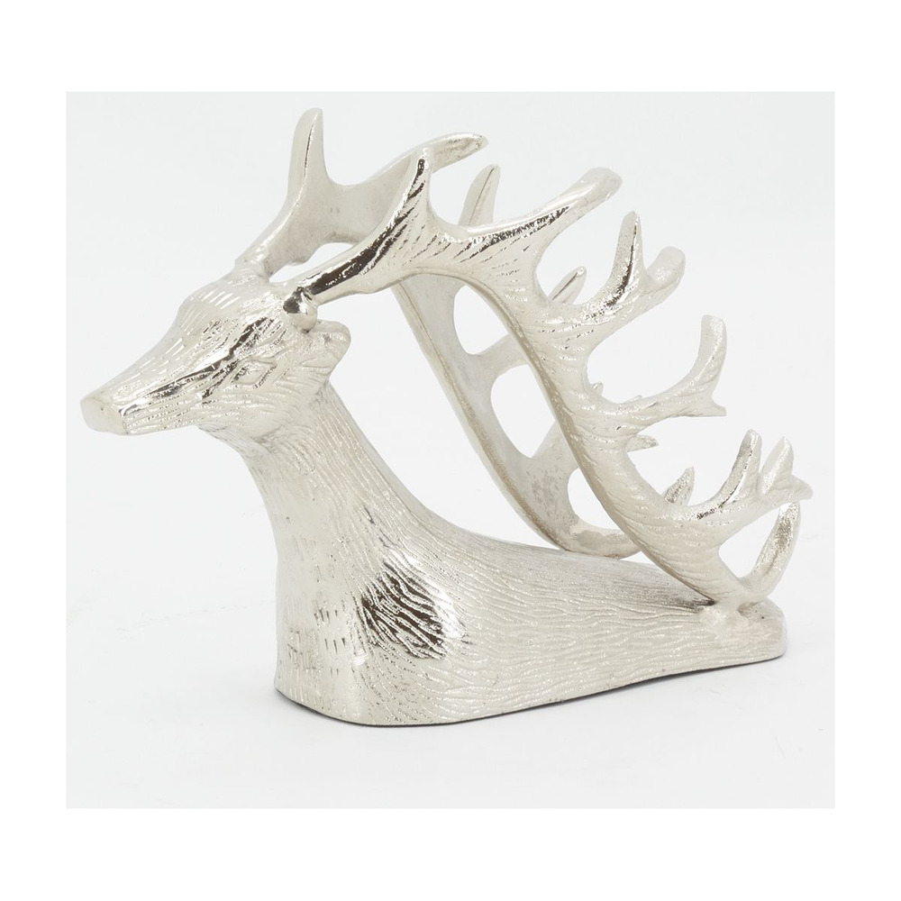 Porte-bouteille en aluminium en forme de cerf