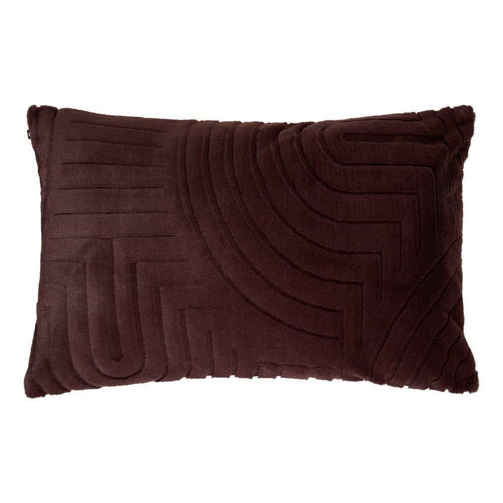 Coussin imitation fourrure 