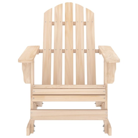 Chaise à bascule de jardin adirondack bois de sapin massif