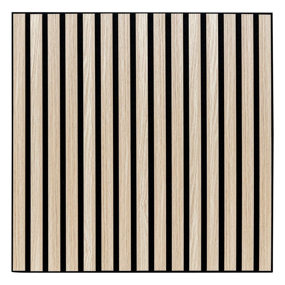 Panneau décoratif mural colva beige fond noir 60x60cm