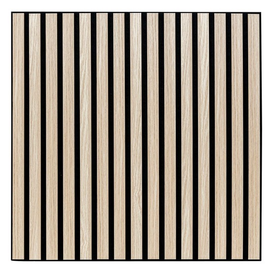 Panneau décoratif mural colva beige fond noir 60x60cm