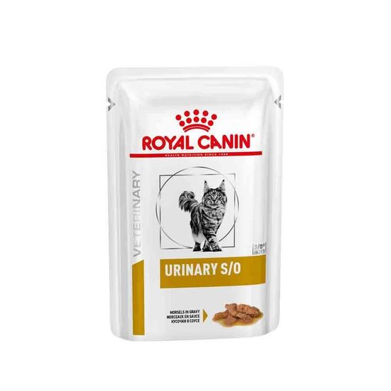 Patée chat veterinary cat urinary s/o morceaux - royal canin 12*85 g