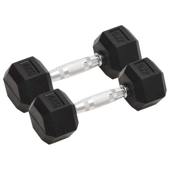 Haltères 2 pcs 4 kg total fonte