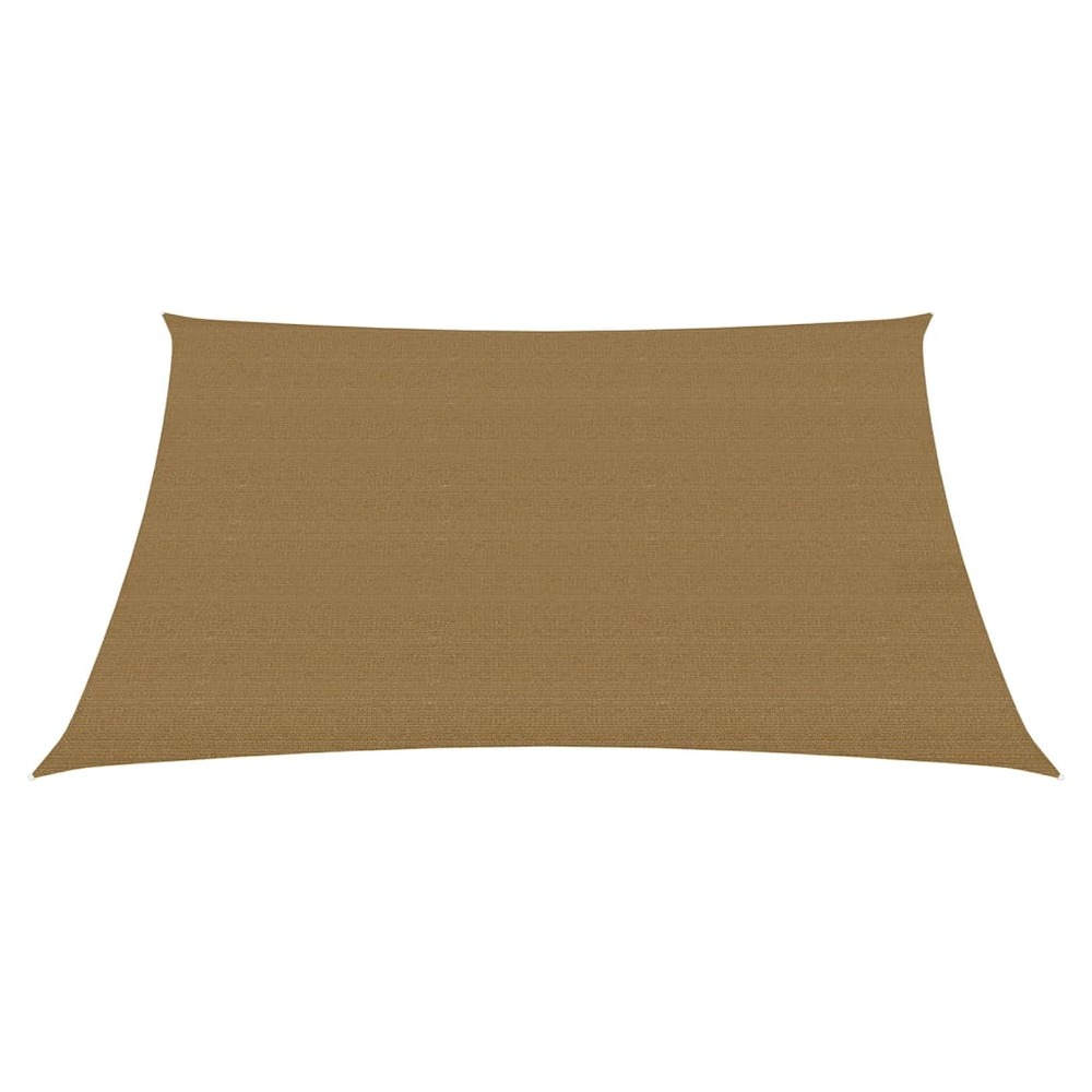 Voile d'ombrage 160 g/m² taupe 4,5x4,5 m pehd