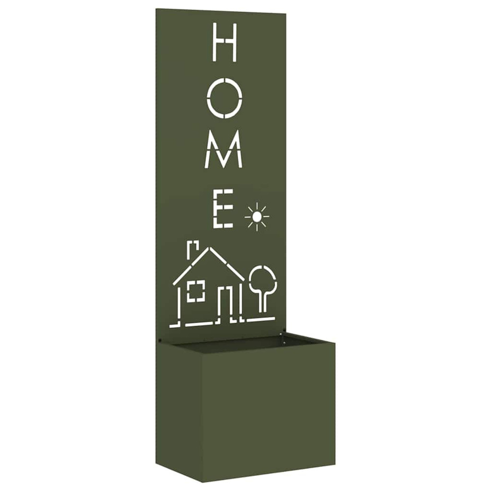 Écran de confidentialité de jardin vert olive 50 x 140 cm