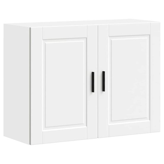 Armoire murale de cuisine porto blanc bois d'ingénierie