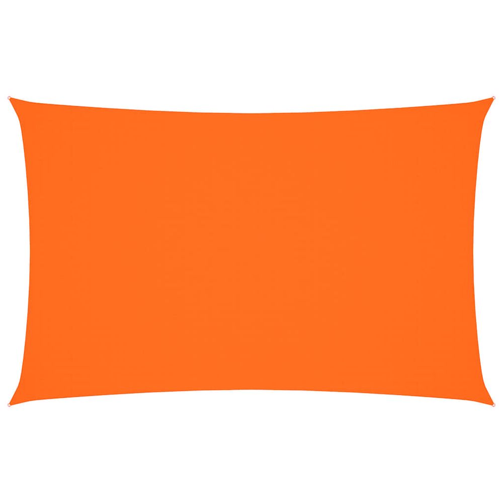 Voile de parasol tissu oxford rectangulaire 2x4,5 m orange