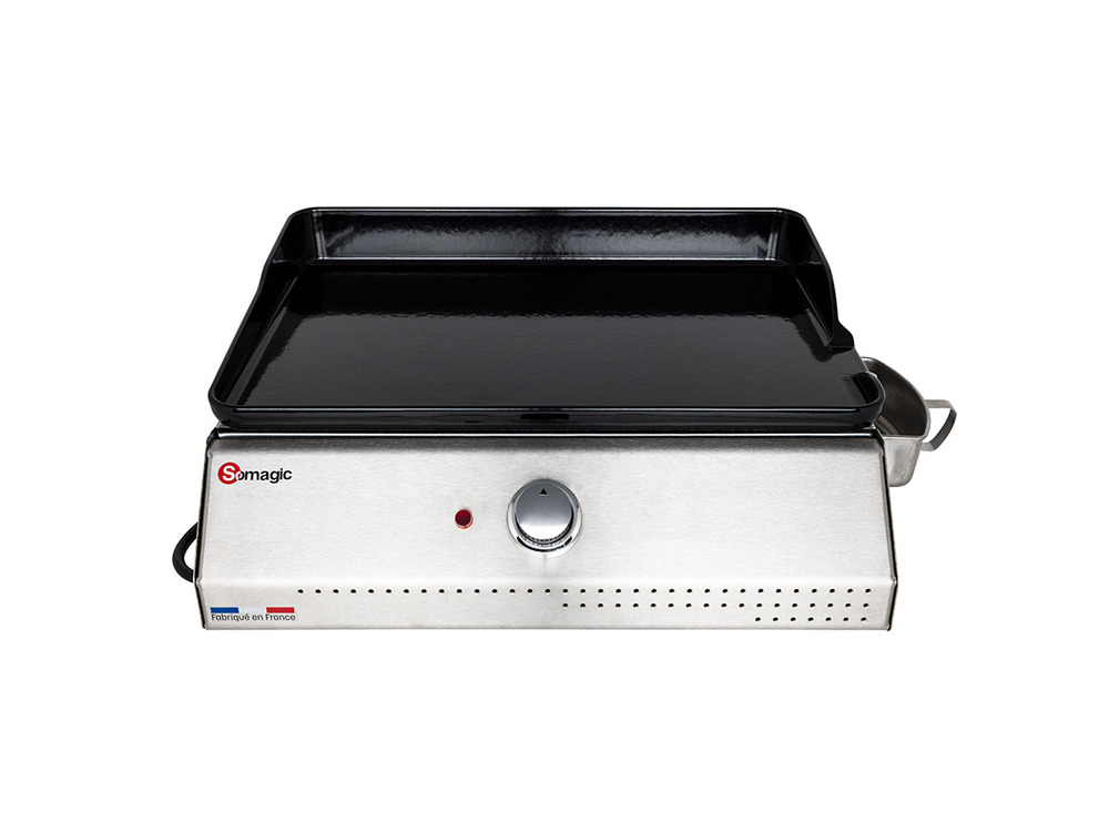 Plancha électrique telia avec cuve en inox 1 brûleur