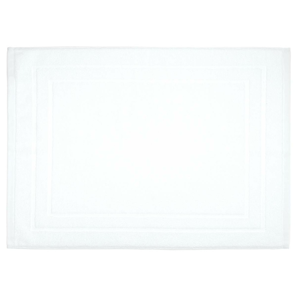 Tapis de bain - coton - blanc - 50x70 cm