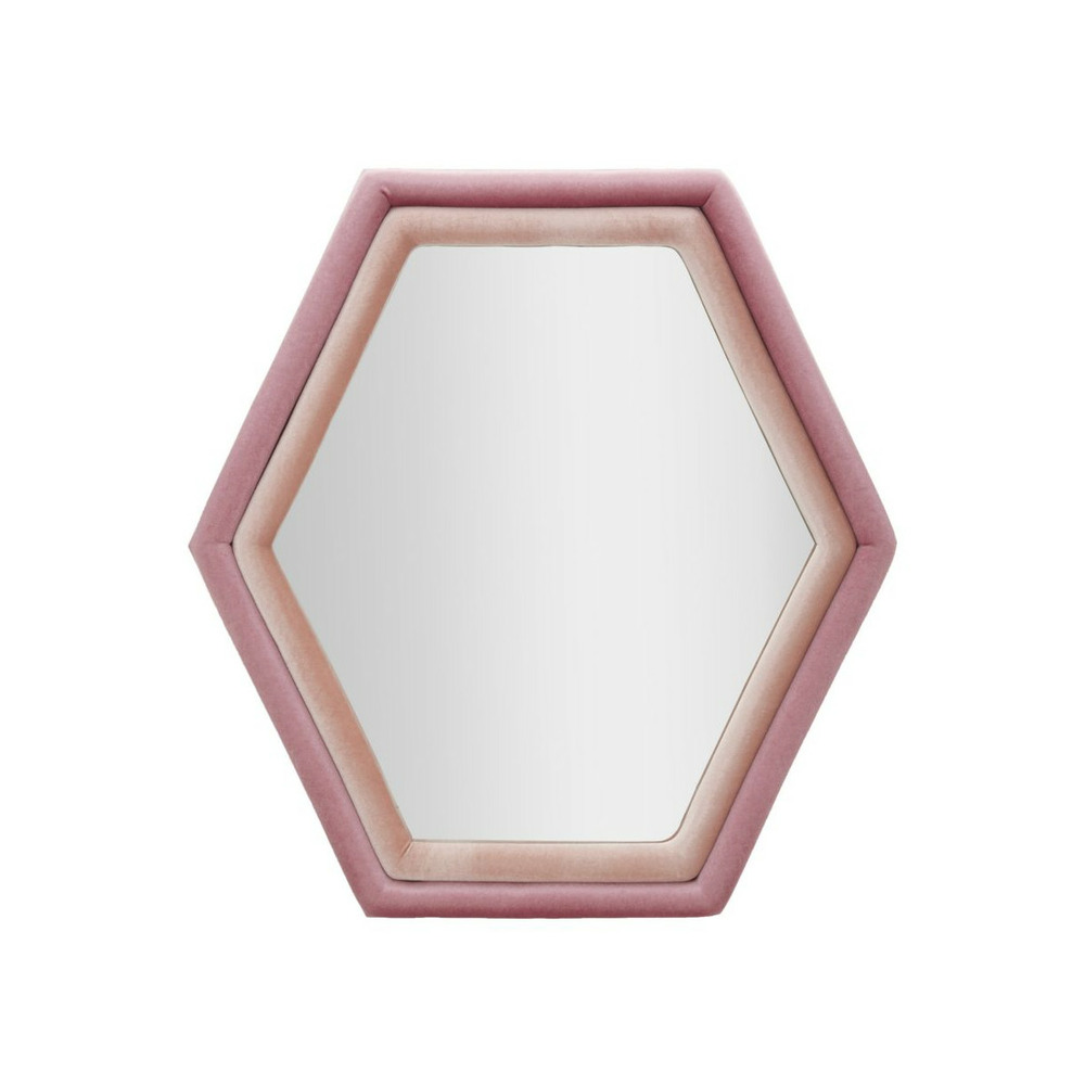 Miroir mural en velours 