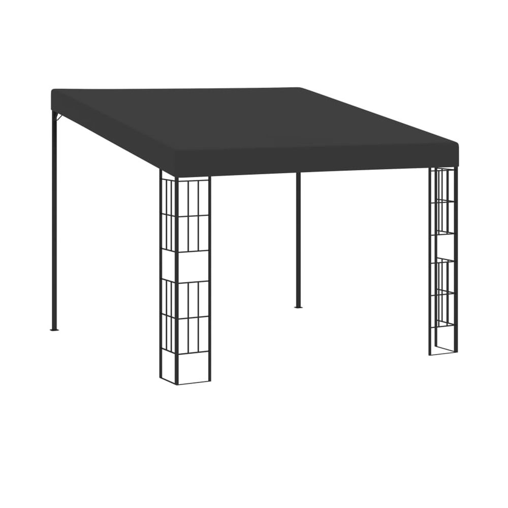 BelvÃ©dÃšre mural 3x3 m Anthracite Tissu