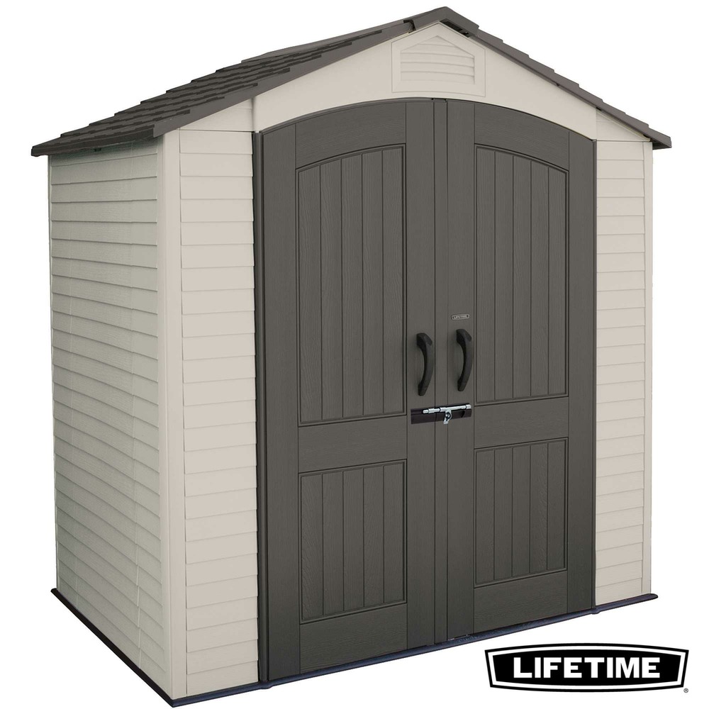 Abri de jardin résine 2. 92m2 (NULL,1 3m x 1,37 m) LIFETIME #60057