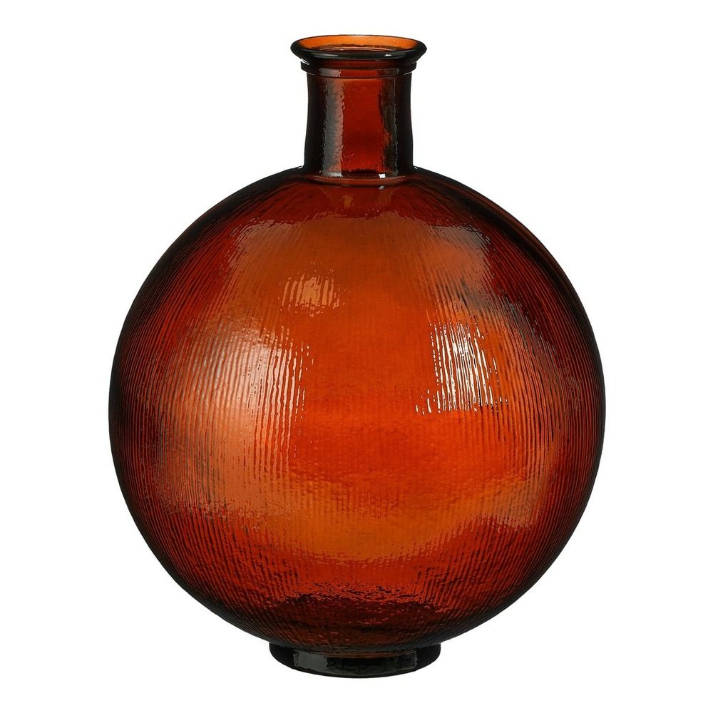 Mica decorations firenza vase bouteille - h42 x ø34 cm - marron foncé