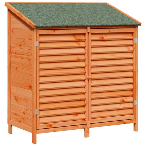 Abri de jardin marron 106 x 56 x 113,5 cm bois de sapin massif