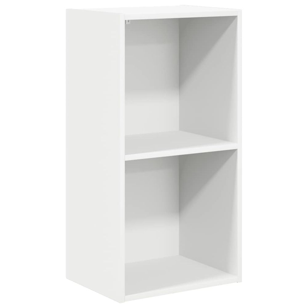 Bibliothèque blanc 40x30x76,5 cm bois d'ingénierie